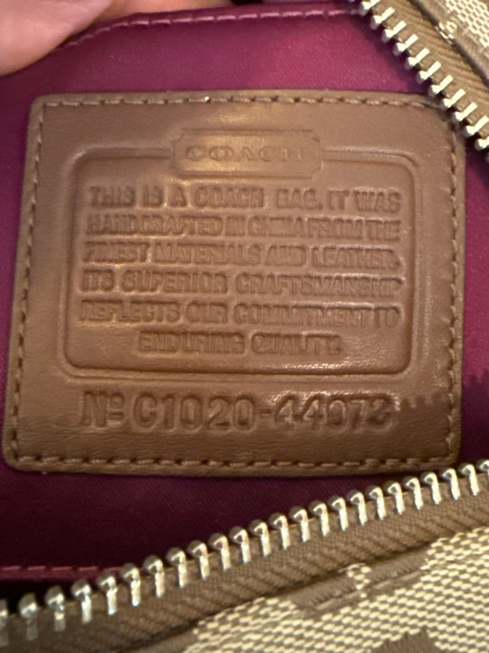 Coach Julia Op Art Small Satchel - Picture 7 of 7